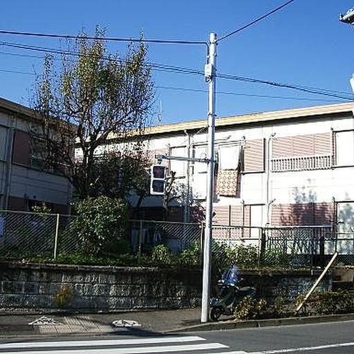 第2江原青木ハイムの外観(補修前) 新江古田駅近くの第2江原青木ハイム