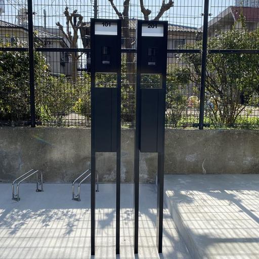 郵便ポスト 池袋駅10分の美山荘は2024年築のキレイな物件 床はフローリングです
