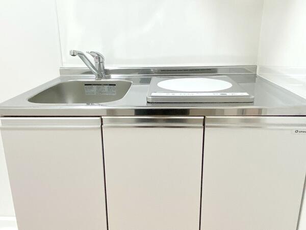 キッチン IHコンロ1口 フラット池袋105号室