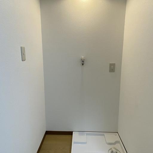 室内洗濯機置き場 池袋徒歩3分 平和通り沿いの角にある賃貸マンション 高橋乾幸ビル 301号室は和室を洋室にリフォームした綺麗なお部屋です。大きめのバルコニーとエアコン2台設置済みが人気の物件となります