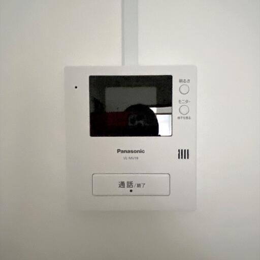 モニター付きインターホン ハセガワハイツにモニター付きインターホンを新規に設置しました