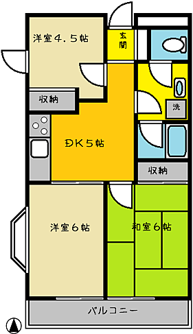 椎名町駅の賃貸マンション　イーストガーデンマンション　3DKの物件です