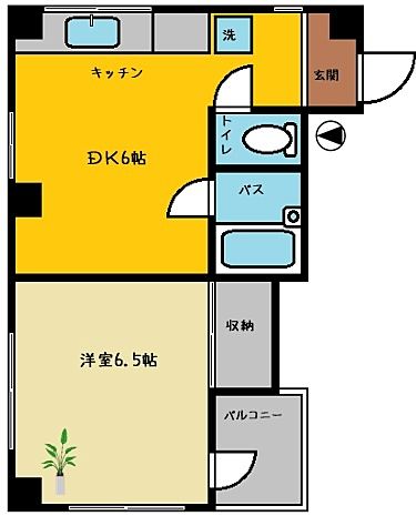 【池袋駅徒歩圏】2025年洋室へリフォーム予定！バス・トイレ別の1DK「渡辺ビル 4-B号室」